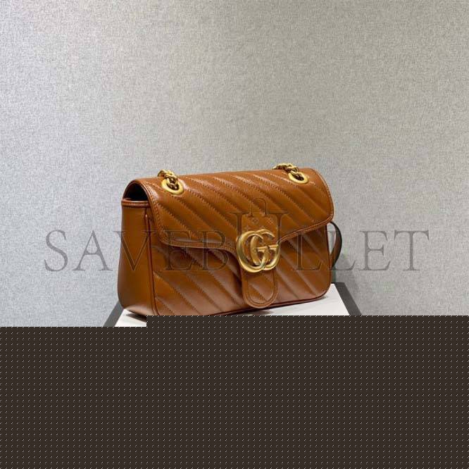 G*u*i marmont small matelasse shoulder bag 443497 (26*15*7cm)